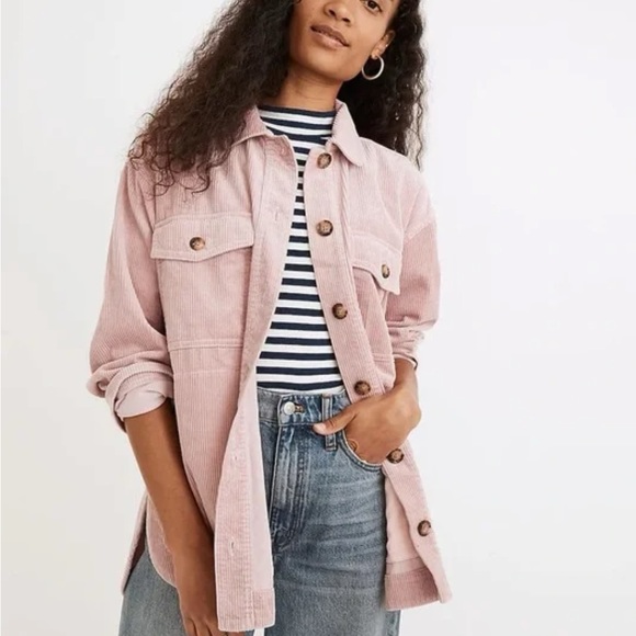 Pink Madewell Shirt-Jacket - Picture 8 of 8